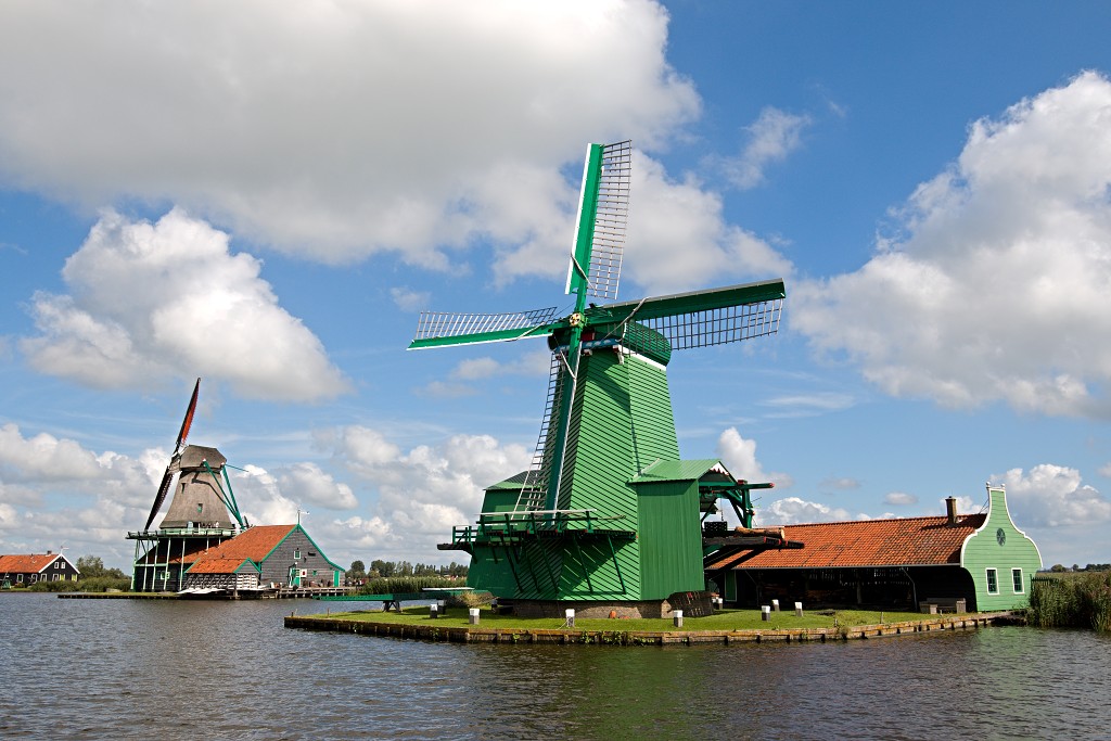 zaanse schans zaandam hdr zaanstad erfgoed unesco erfgoedlijst museum molens molen Albert Heijn attractie klompen polder